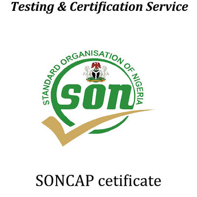 Nigeria Certified SONCAP Certificate Standards Organization Of Nigeria Ocena zgodności